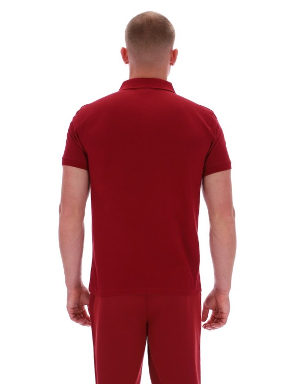 New Supermac Polo Shirt Rhubarb/Gardenia/ArubaBlue-354
