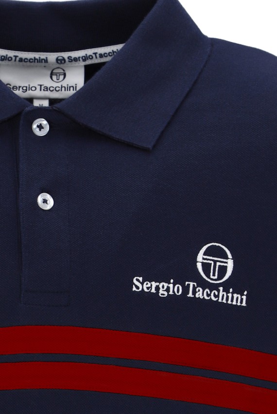 New Supermac Polo Shirt MaritimeBlue/AdrenalineRush-210