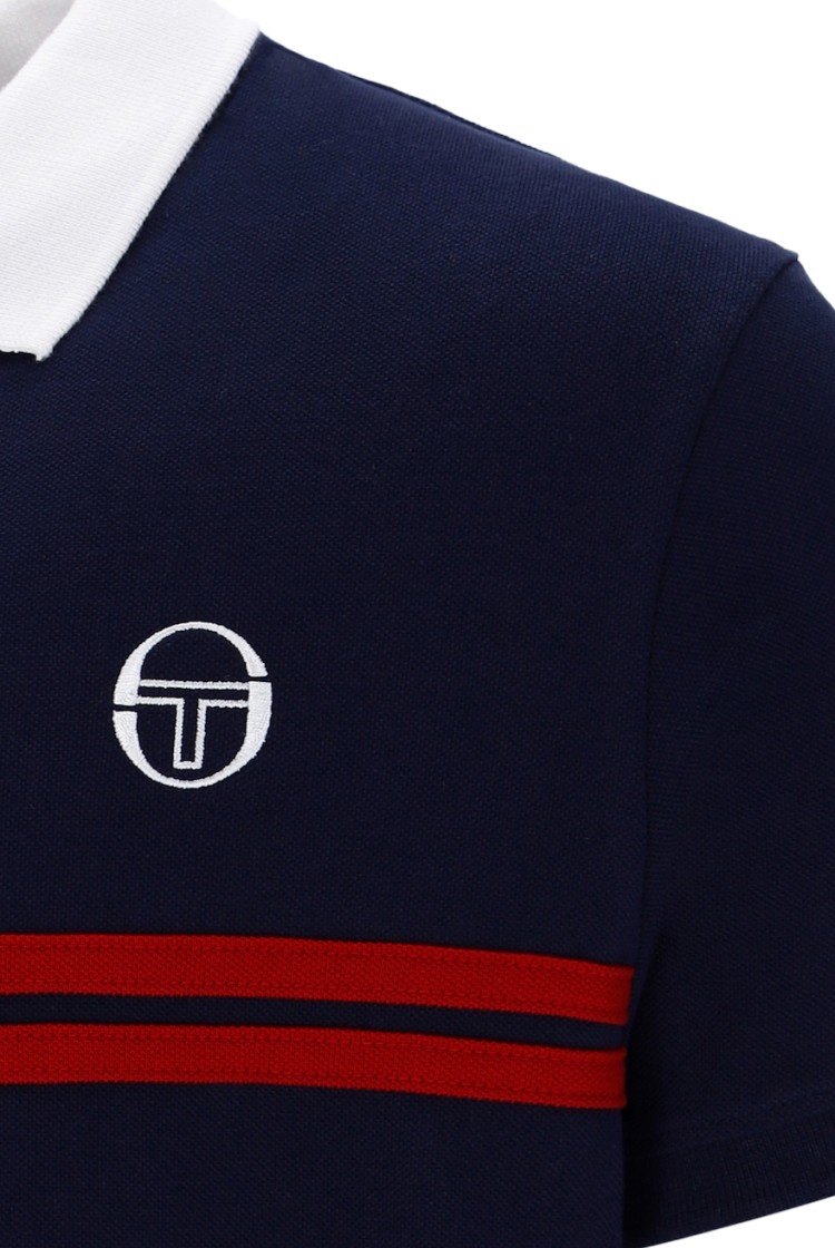 Supermac Polo Shirt MaritimeBlue/AdrenalineRush-226