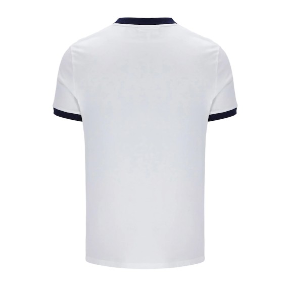 Supermk2 Twin Stripe T Shirt White/AdrenalineRush-005