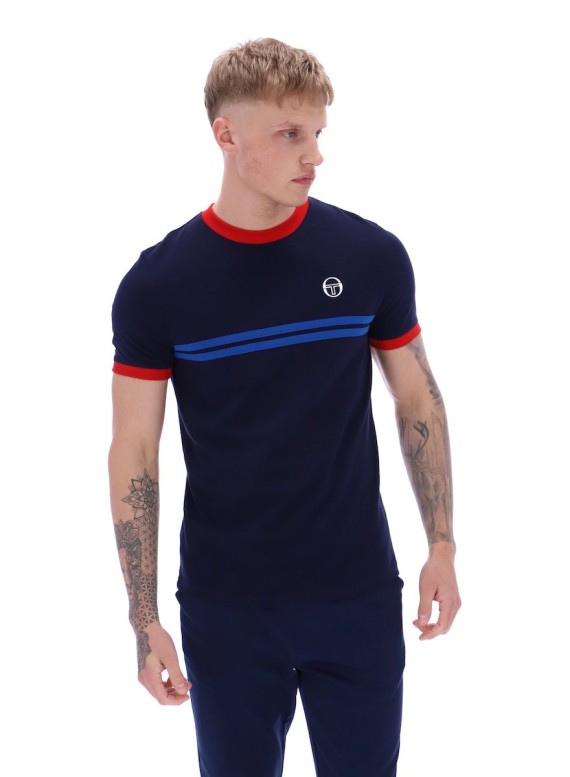 Supermac T Shirt MaritimeBlue/AdrenalineRush/NauticalBlue-2251