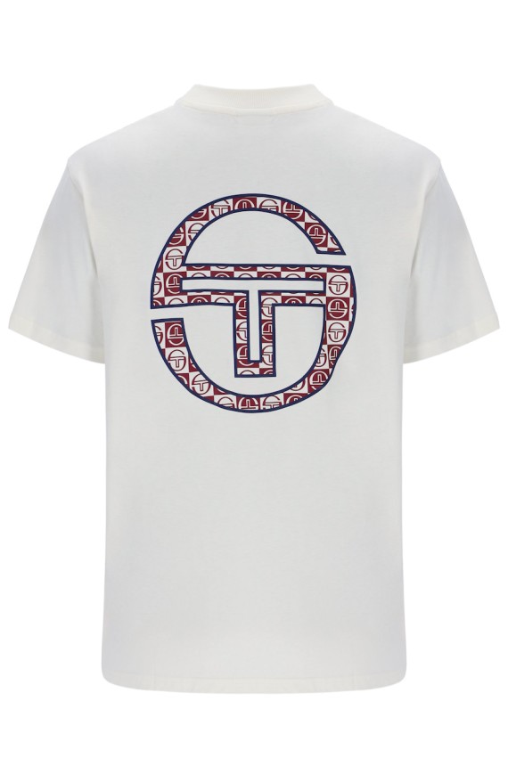 Trento Back Graphic T Shirt Gardenia-108