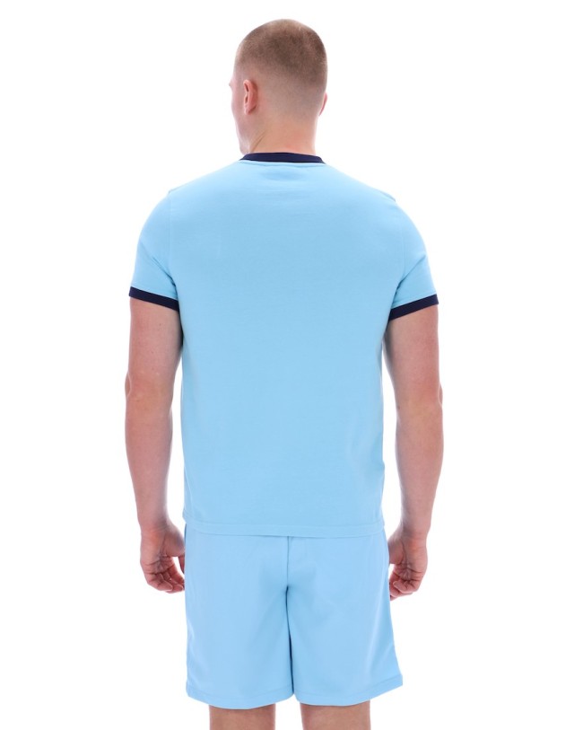 Master Crew Neck T Shirt BalticSea/MaritimeBlue-109