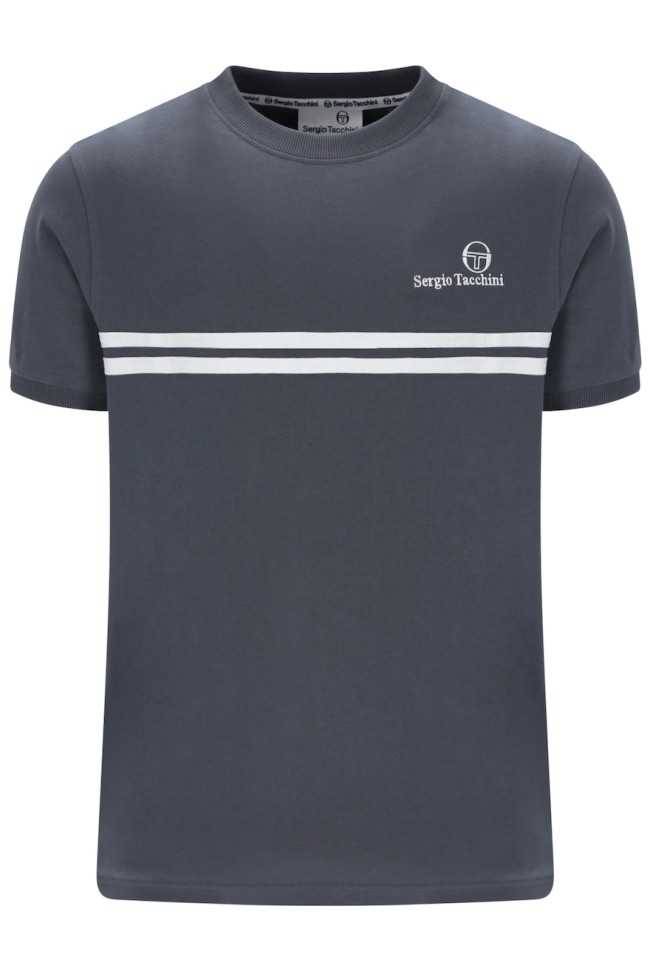 New Supermac T Shirt Turbulence/White-596