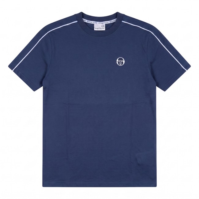 Santis Raised Logo T Shirt MaritimeBlue/Gardenia-220