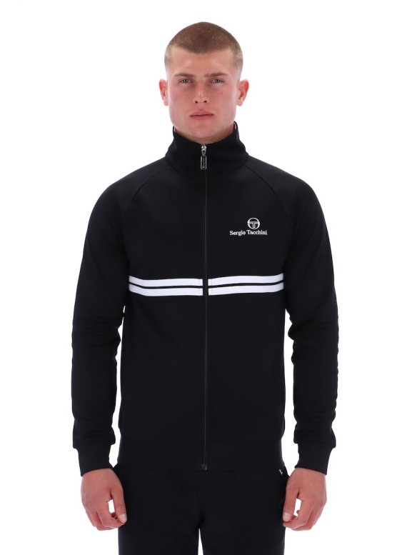 New Dallas Track Top Black/White-166