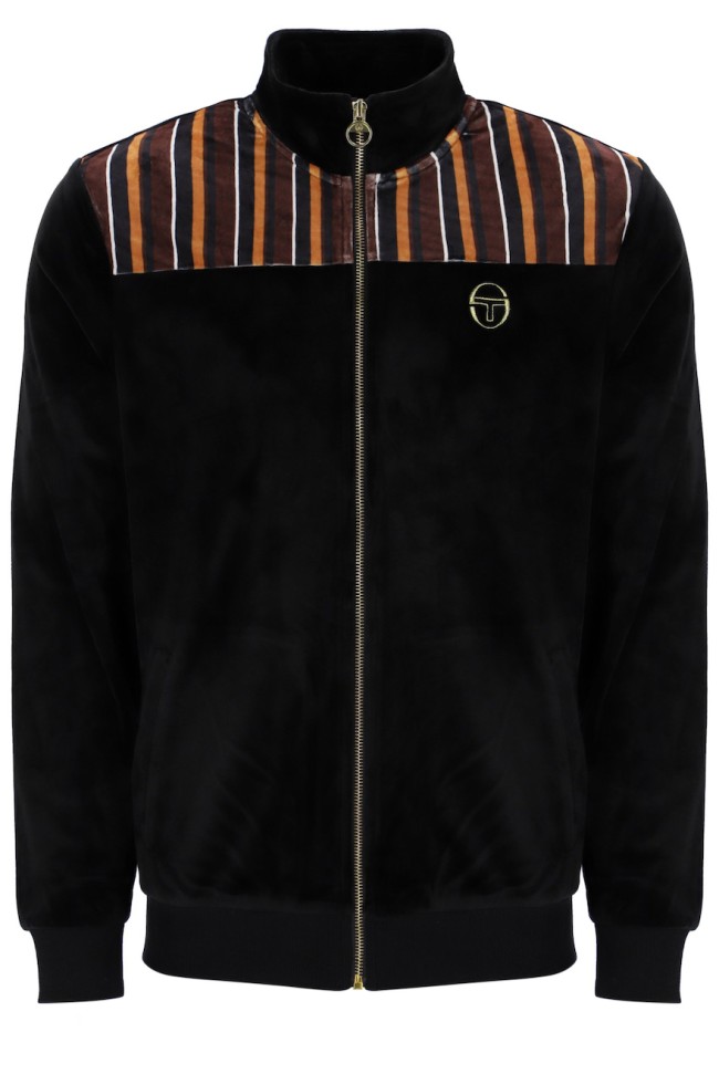 Gabiano Velour Track Top Black-160