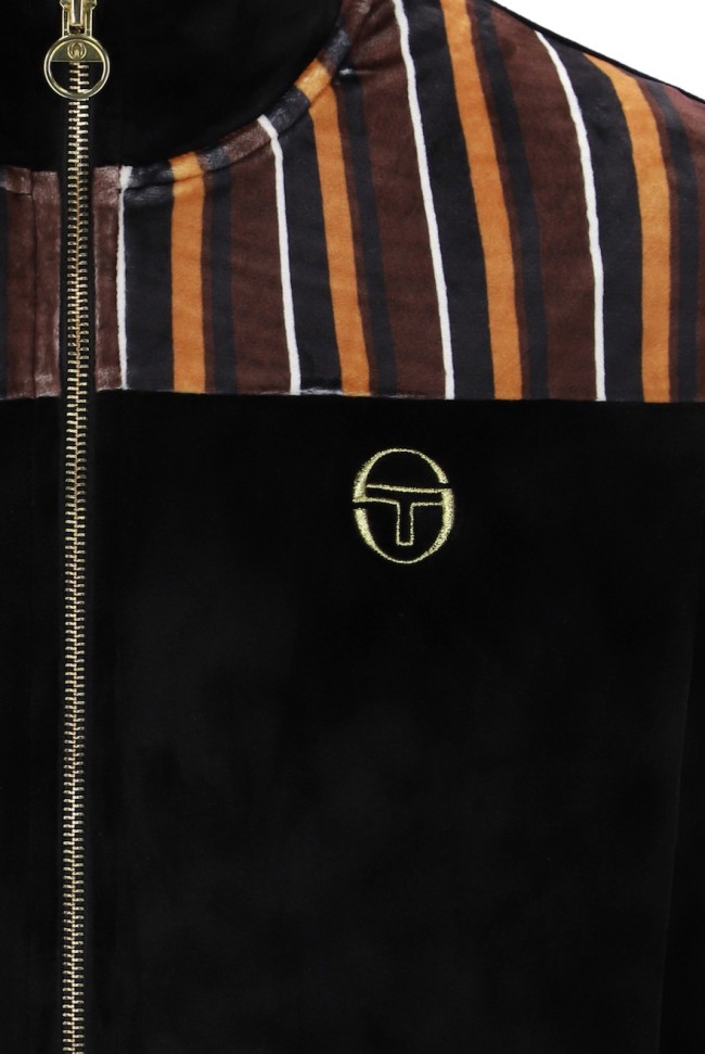 Gabiano Velour Track Top Black-160