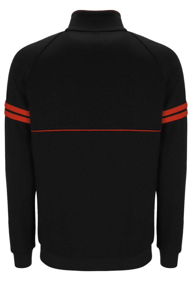 Orion Track Top Black/TangerineTango-182