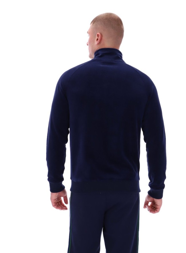 Court Velour Track Top MaritimeBlue/Gardenia-220