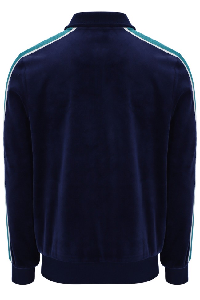 Monte Velour Track Top MaritmeBlue/MangoMint-248