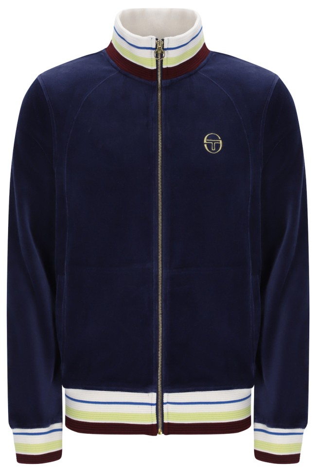 MaritimeBlue-225 Sartori Velour Track Top