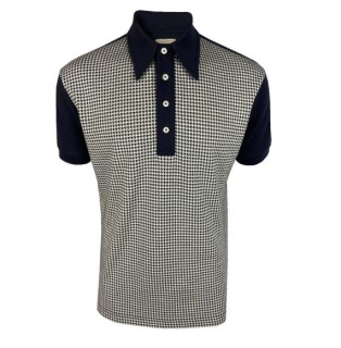 SS2477 Houndstooth Panel Polo