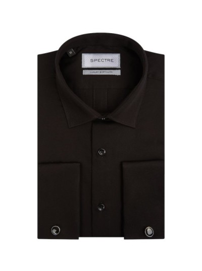 Jake Double Cuff Plain Long Sleeve Shirt