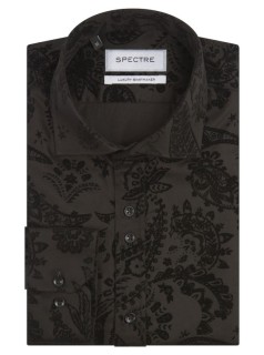 Carson Paisley Flocked Shirt