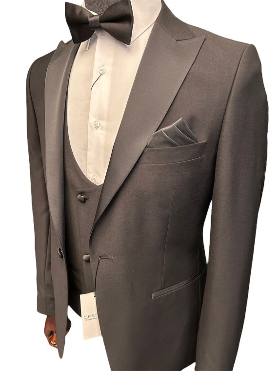 Moriarty 3 Piece Black Dinner Suit Black