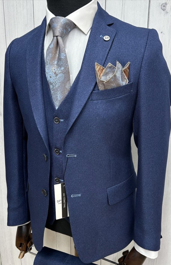 Watson Royal 3 Piece Suit Royal