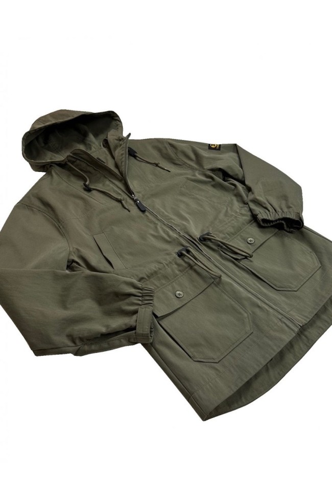 TC1053 Twill Badged Parka Army
