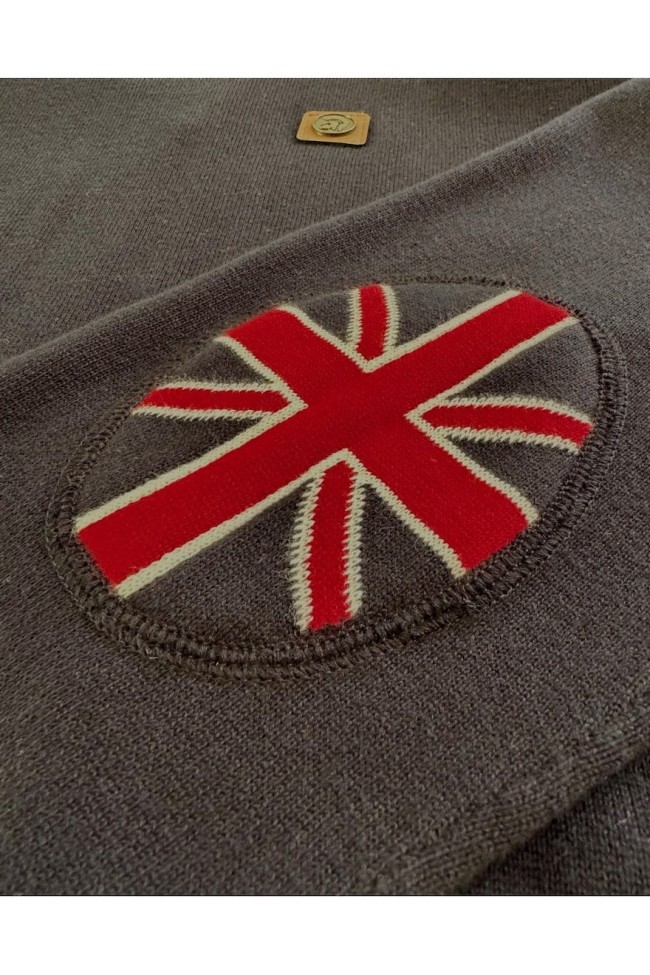 TR9095 Union Flag Fine Gauge Knitwear Navy