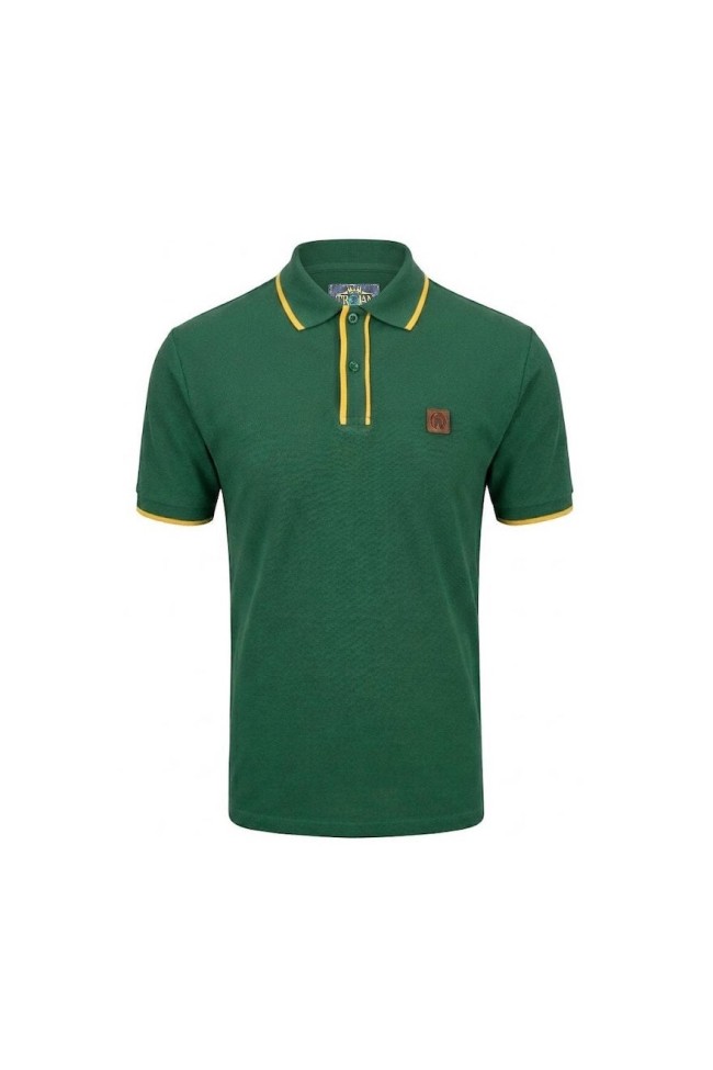 Green TR9117 Ottoman Rib Polo