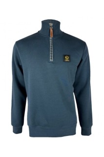 TR8945 Houndstooth Trim 1/4 Zip Sweat