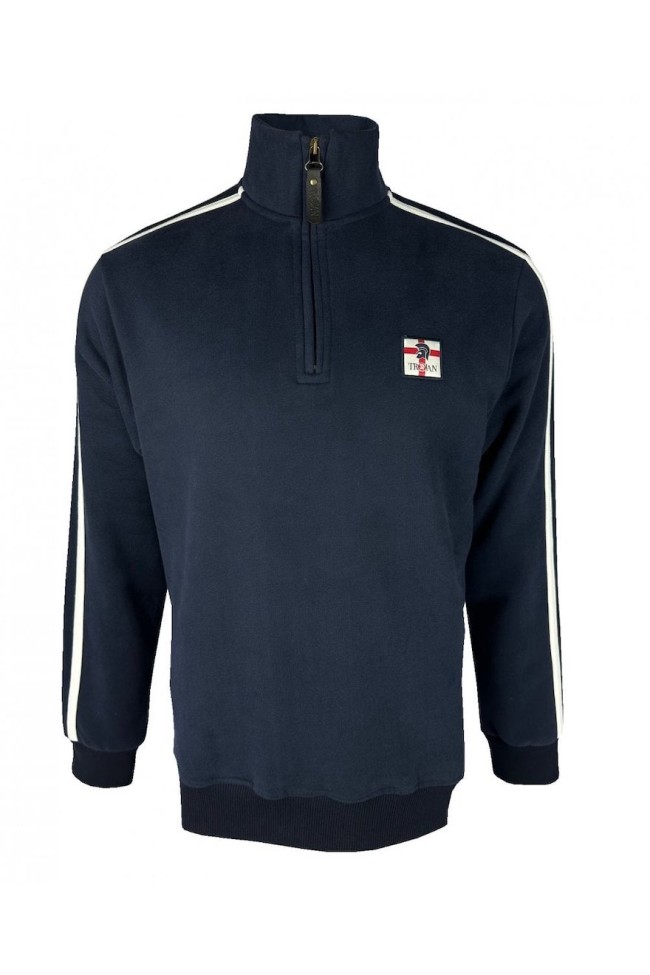 TR9057 1/4 Zip St George Sweat Navy