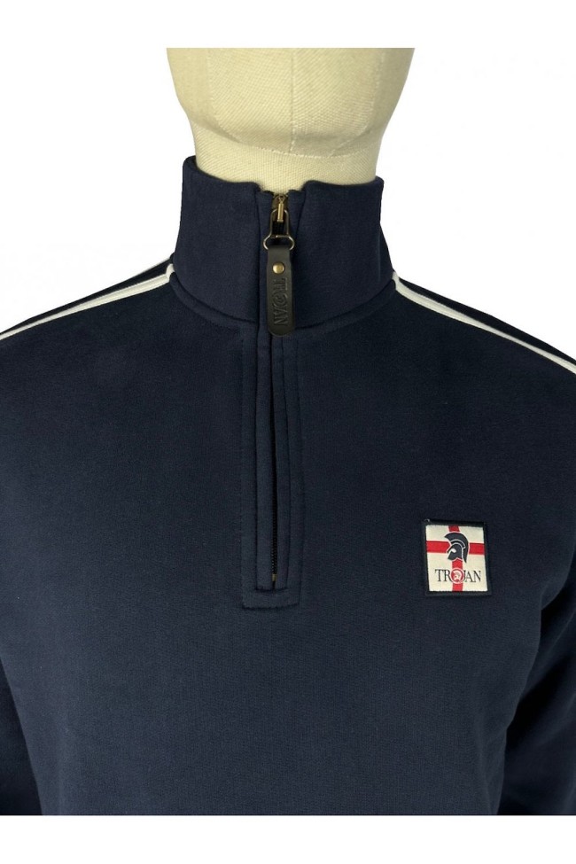 TR9057 1/4 Zip St George Sweat Navy