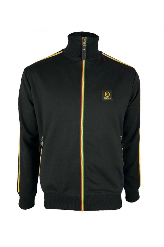 TC1043 Contrast Zip Track Top