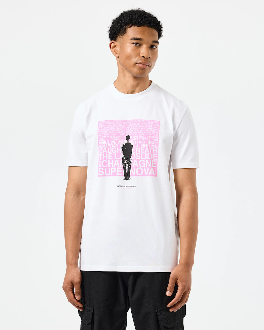 T-shirt con stampa grafica Leo Gregory Weekend Offender a