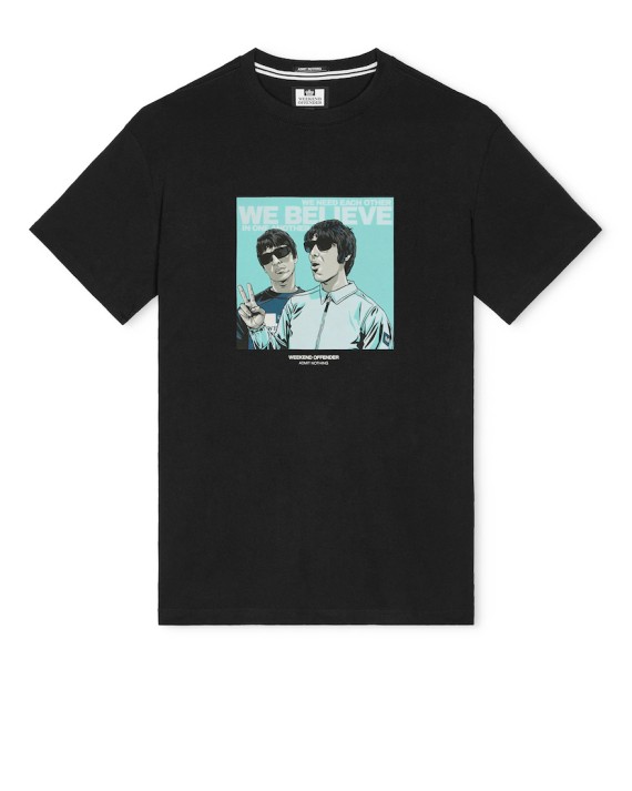 Believe Graphic T Shirt Black