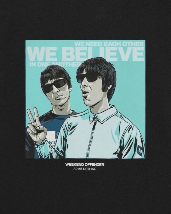 Believe Graphic T Shirt Black