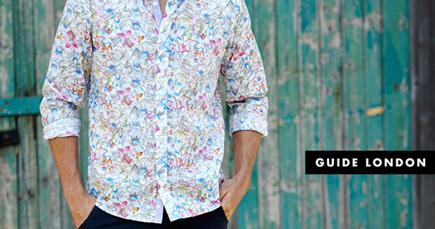 guide london floral shirt