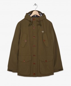 fred perry parka coat