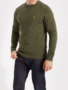 lyle-and-scott-dark-sage-crew-neck-sweatshirt