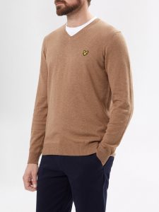lyle-and-scott-v-neck-cotton-merino-knitwear