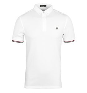 M1503 Woven Collar Pique Polo by Fred Perry