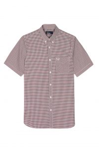 M3534 Three Colour Gingham Shirt by Fred Perry
