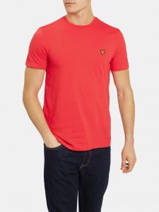 TS400V Plain Crew Neck T Shirt by Lyle and Scott