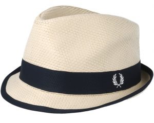 HW3639 Straw Trilby by Fred Perry