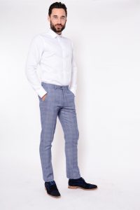 Harry Check Trouser by Marc Darcy