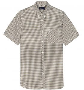 M3534 Three Colour Gingham Shirt by Fred Perry