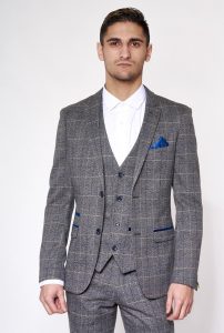 Scott Check Blazer Jacket by Marc Darcy