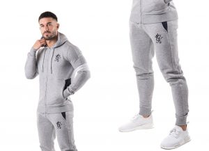 GK Asymmetric Panel Joggers by Gym King