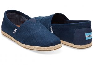 Classic Linen Slip On Shoe by Toms