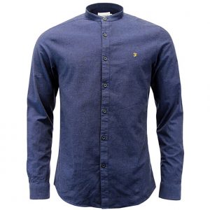 F4WS60H0 Steen Grandad Shirt by Farah