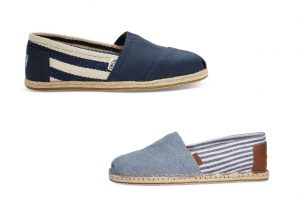 Classic Chambray Stripe Blanket Stitch by Toms