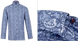 Flay Paisley Print Shirt by Jiggler Lord Berlue