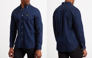 LW910V Denim Shirt by Lyle and Scott