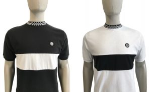 SS2239 Chequerboard Trim T Shirt by Ska and Soul