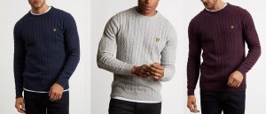 KN732V Cable Jumper by Lyle and Scott
